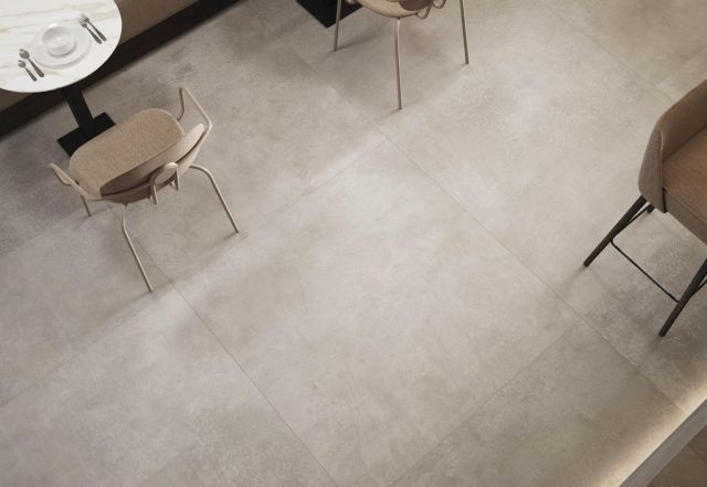 Carrelage effet pierre - béton à Calais